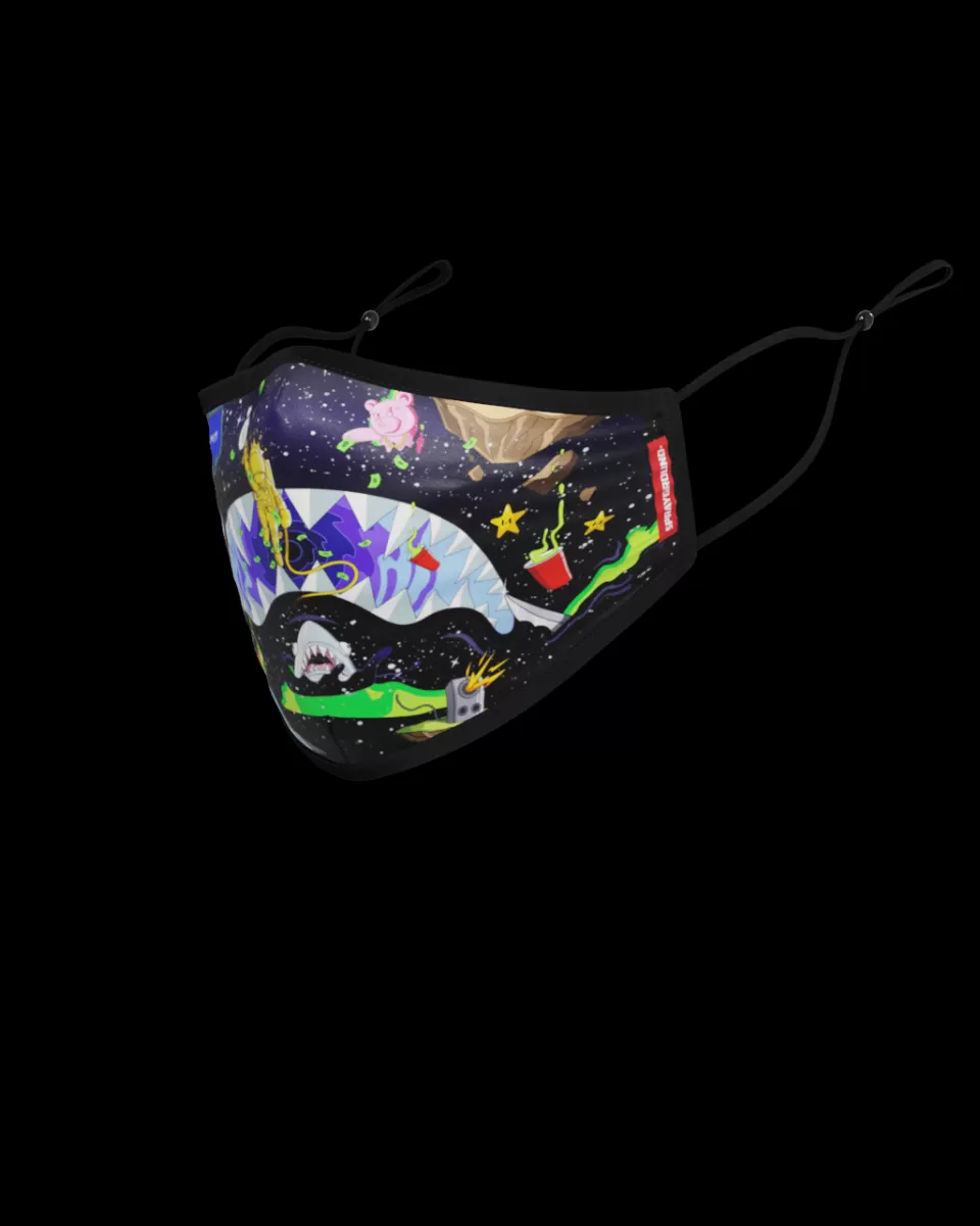 SPRAYGROUND Face Masks*ADULT ASTRO PARTY FORM-FITTING FACE MASK