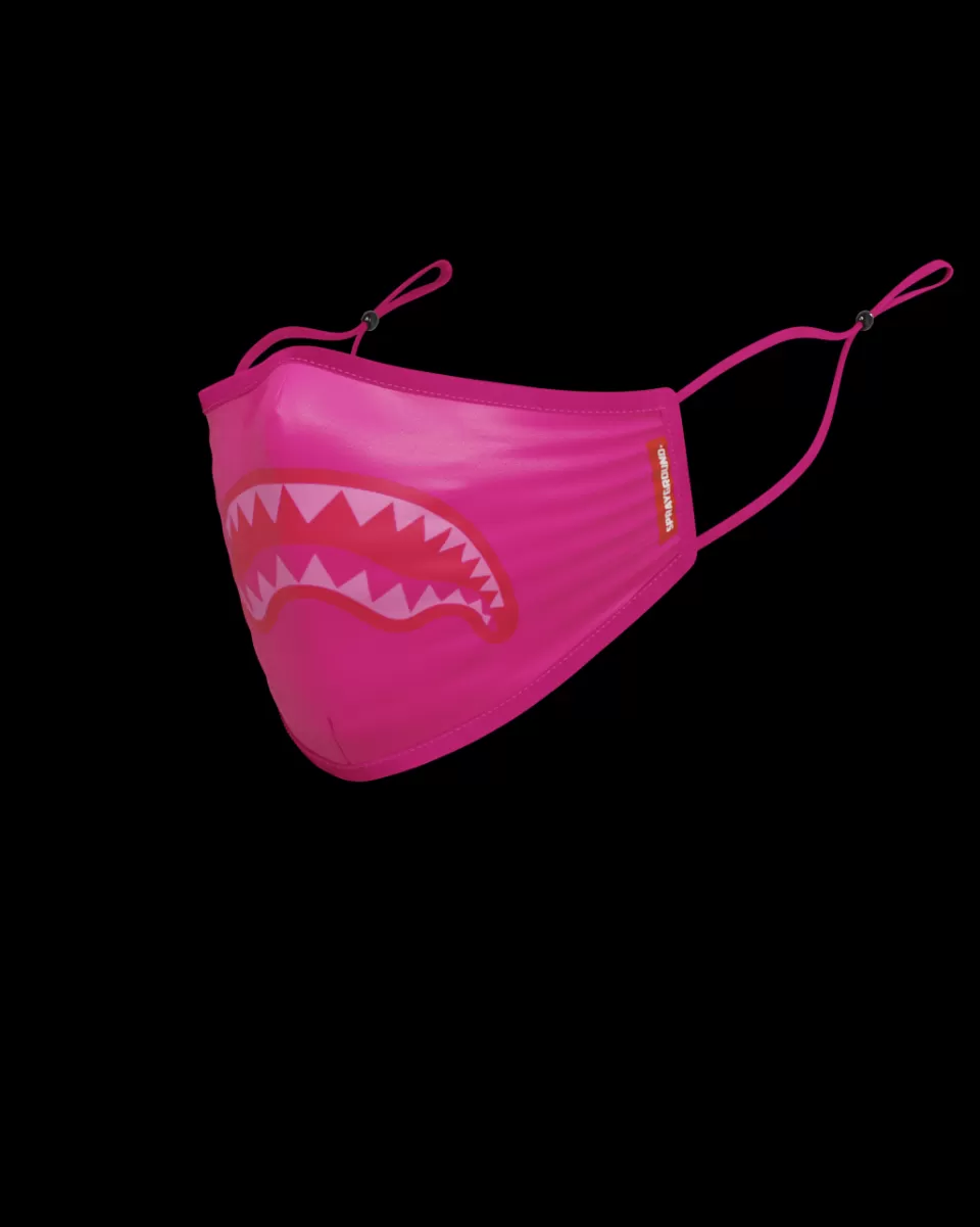 SPRAYGROUND Face Masks*ADULT PINK SHARK FORM-FITTING FACE MASK