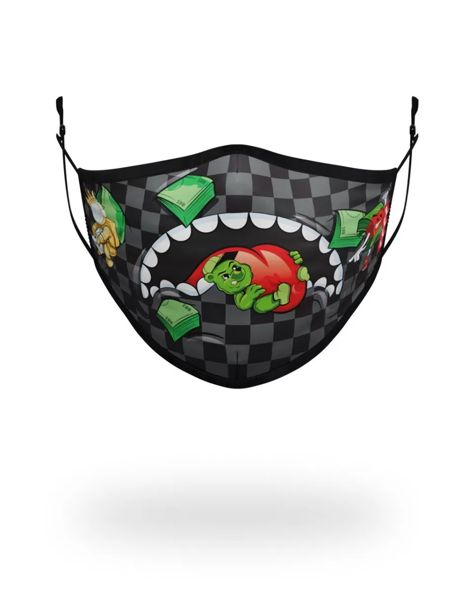 SPRAYGROUND Face Masks*ADULT SHARK SQUAD FORM FITTING FACE MASK