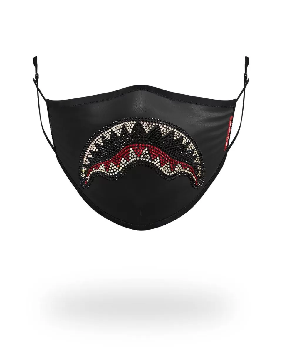 SPRAYGROUND Face Masks*ADULT TRINITY SHARK FORM FITTING FACE MASK