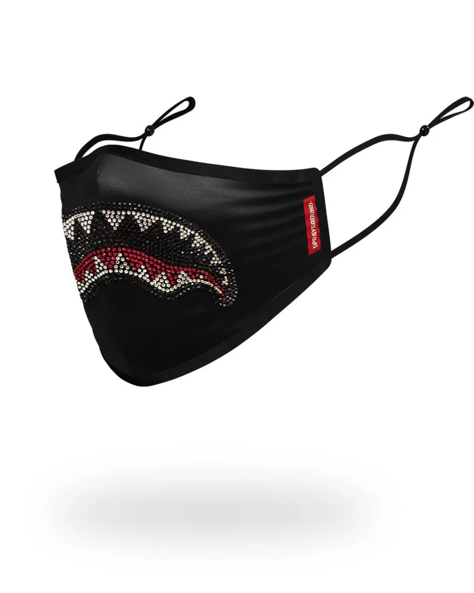 SPRAYGROUND Face Masks*ADULT TRINITY SHARK FORM FITTING FACE MASK