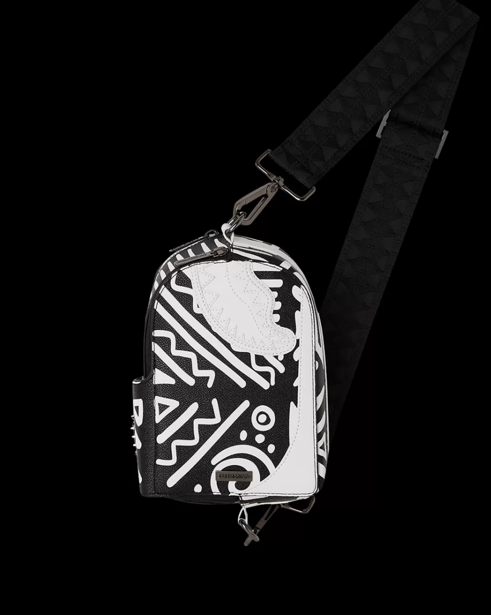 SPRAYGROUND Crossbodys | Slings*A.I.8 AFRICAN INTELLIGENCE - ORIGIN STORY BACKPACK SLING