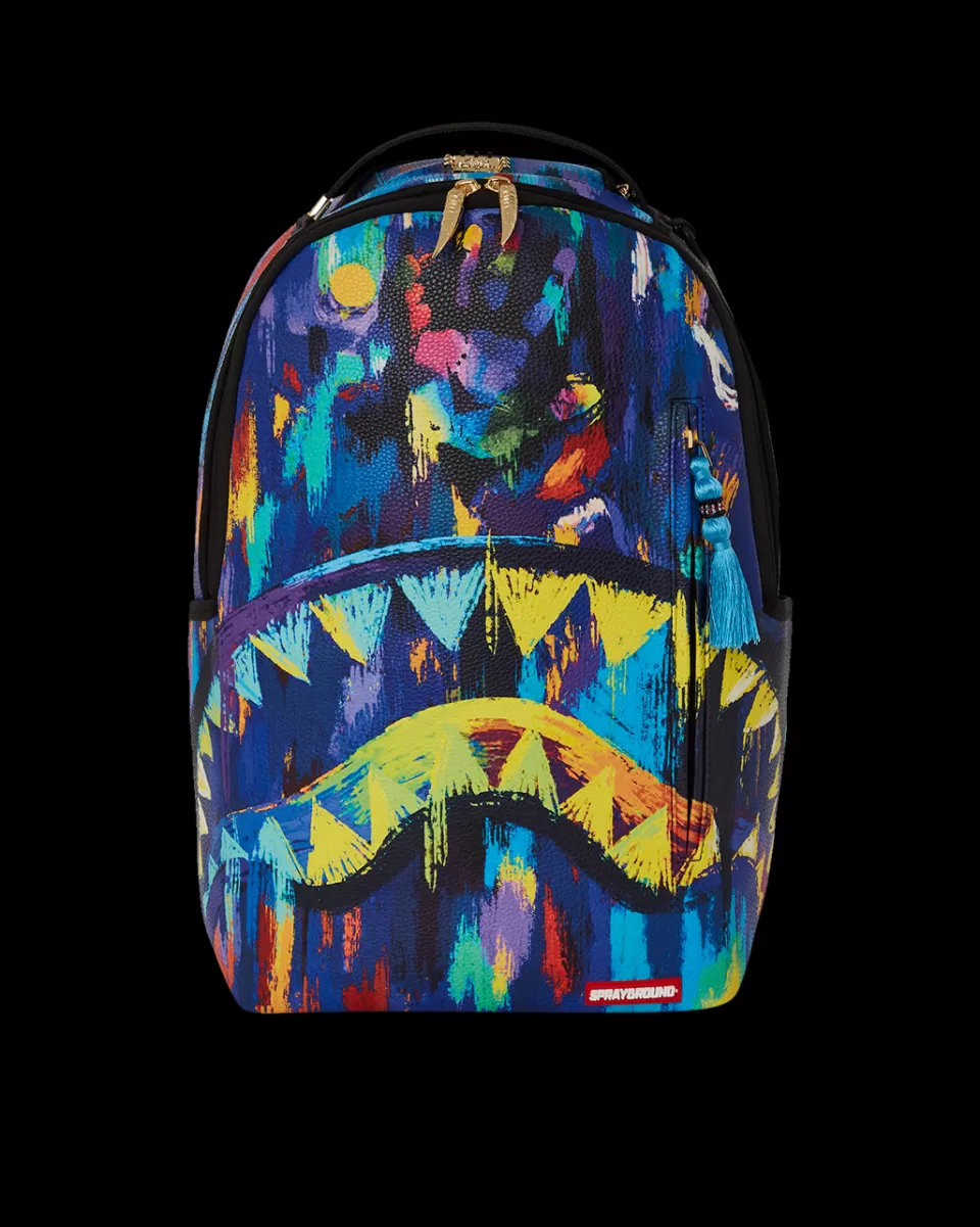 SPRAYGROUND Backpacks*A.I.8 AFRICAN INTELLIGENCE PLANET UTOPIA BACKPACK (DLXV)