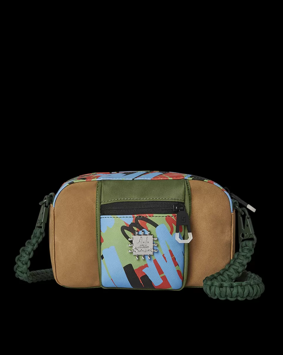 SPRAYGROUND Crossbodys | Toiletries Aka Money Bags*A.I. SPECIAL OPS BRICKSIDE TOILETRY MESSENGER BAG