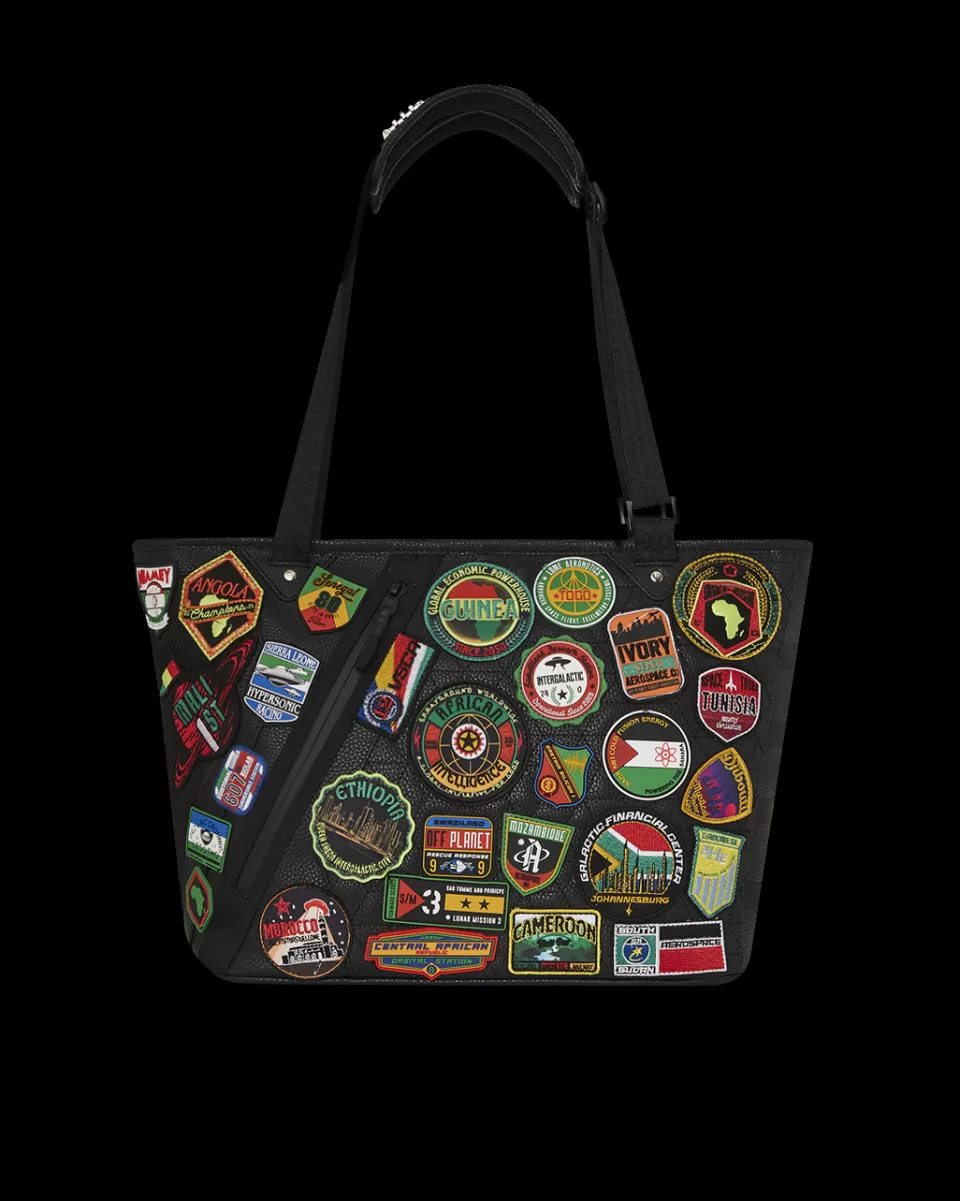 SPRAYGROUND Totes*A.I. THE 54 (PATCHES OF AFRICA) CARGO TOTE