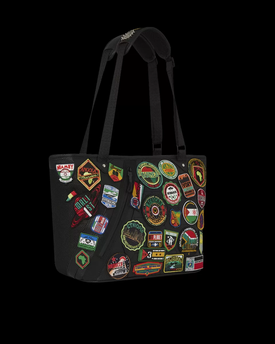 SPRAYGROUND Totes*A.I. THE 54 (PATCHES OF AFRICA) CARGO TOTE