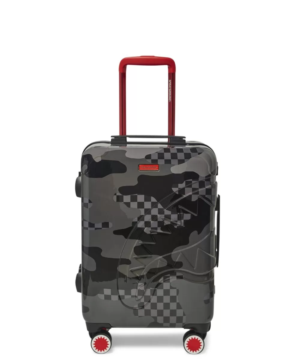 SPRAYGROUND Carry-On Luggage*3AM NEVER SLEEP SHARKITECTURE HARDSHELL CARRY-ON LUGGAGE