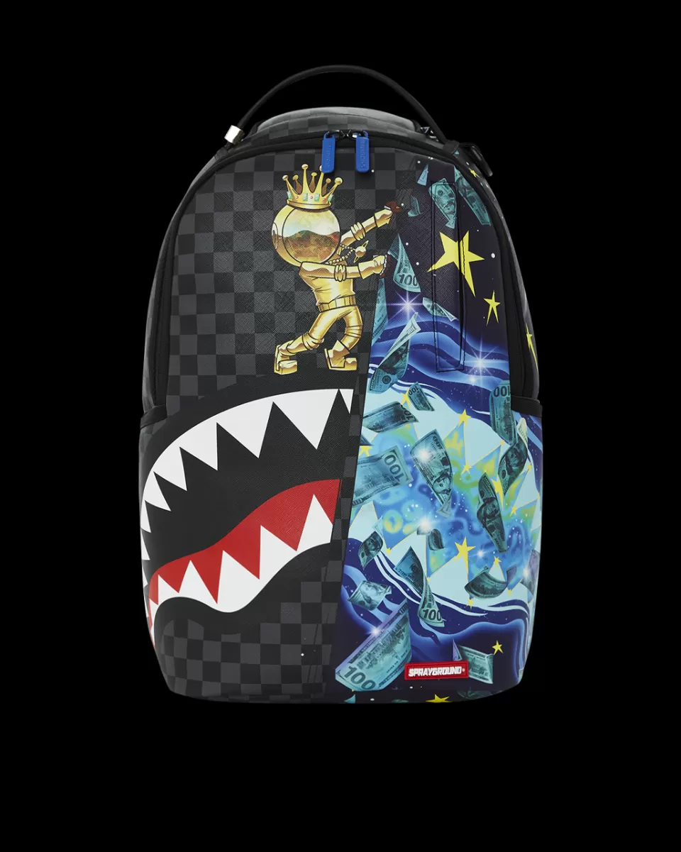 SPRAYGROUND Backpacks*ASTROMANE WELCOME TO MY WORLD BACKPACK (DLXV)