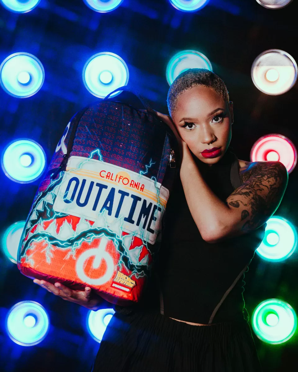 SPRAYGROUND Backpacks*BACK TO THE FUTURE OUTATIME DLXSR BACKPACK