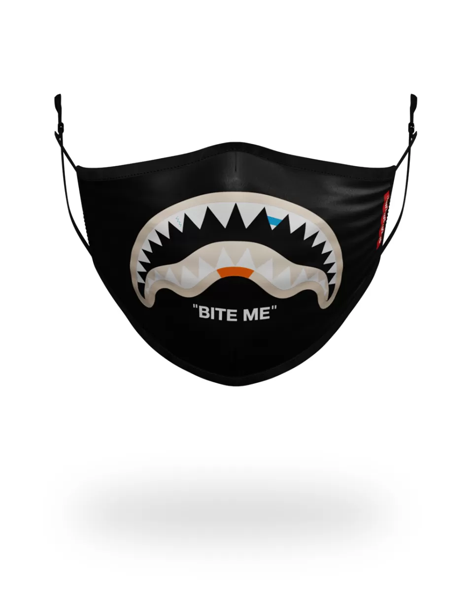 SPRAYGROUND Face Masks*BITE ME SHARK (BLK) POLYESTER FACE MASK