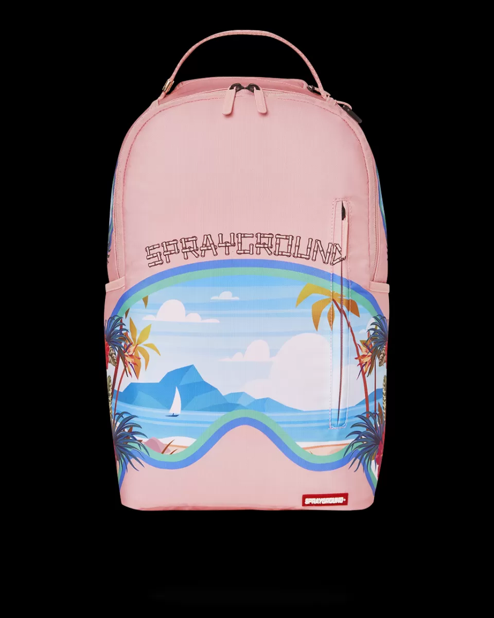 SPRAYGROUND Backpacks*BORA BORA SHARK ISLAND VILLA BACKPACK