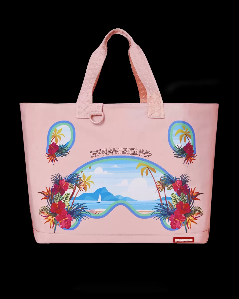 SPRAYGROUND Beach & Gym Totes | Totes*BORA BORA SHARK ISLAND VILLA BEACH TOTE