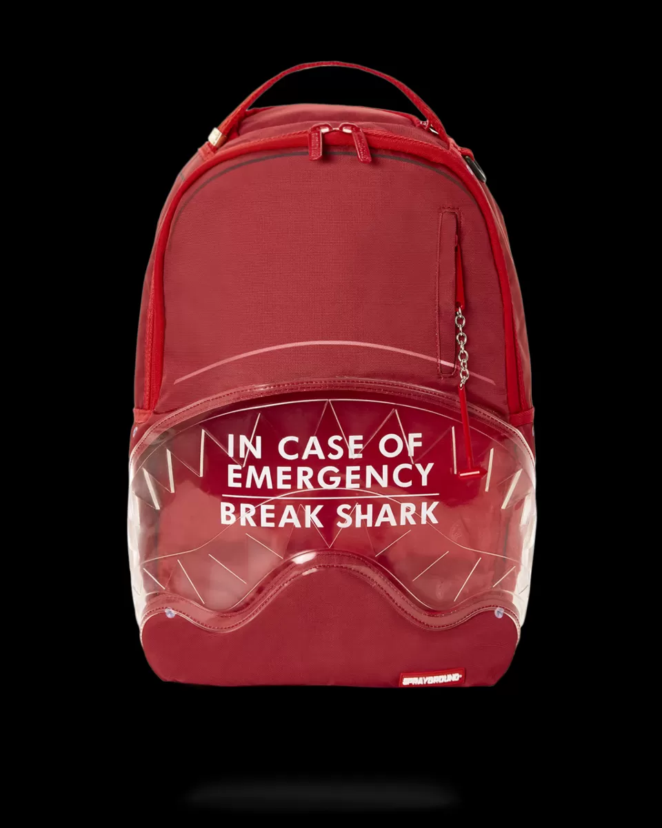 SPRAYGROUND Backpacks*BREAK IN CASE OF EMERGENCY SHARK (DLXR)