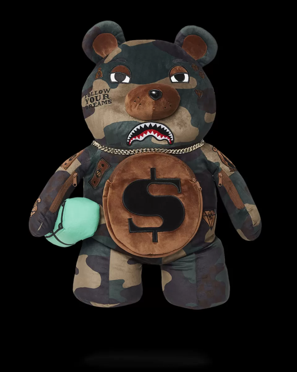 SPRAYGROUND Backpacks | Teddy Bear Backpacks*CAMOCHECK MONEYBEAR TEDDYBEAR BACKPACK