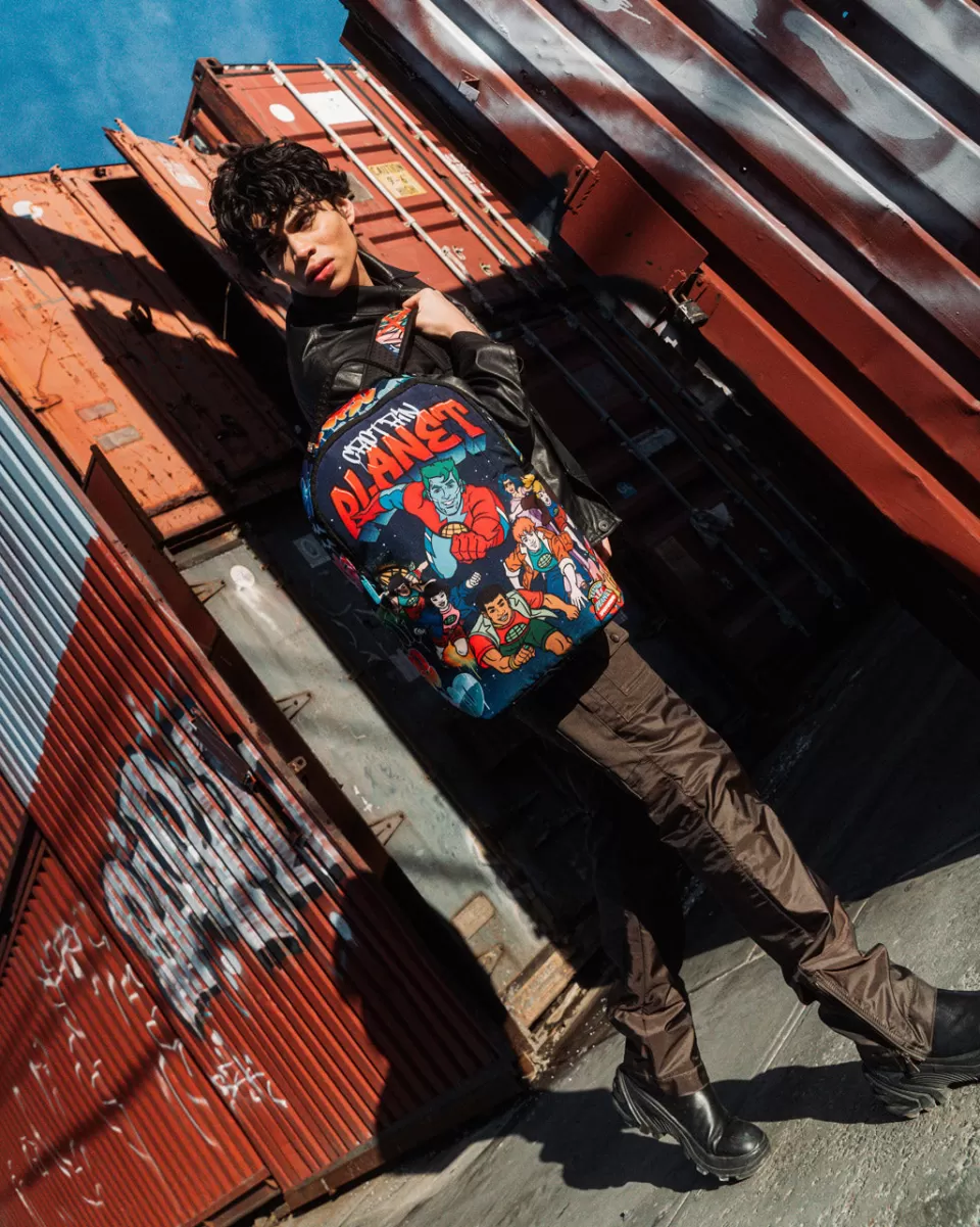 SPRAYGROUND Backpacks*CAPTAIN PLANET OFFICIAL DLXSR BACKPACK