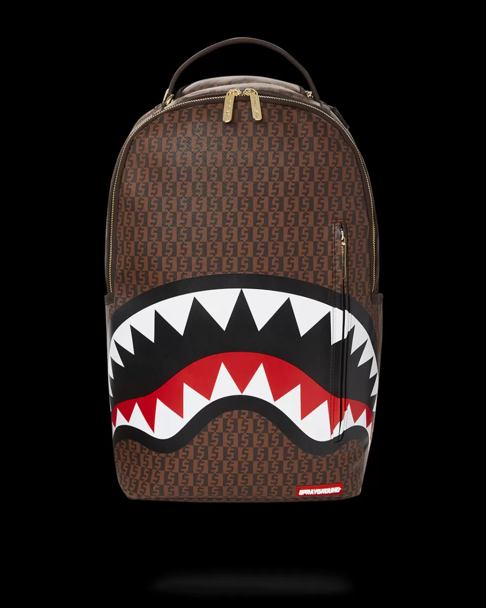 SPRAYGROUND Backpacks*CASHIN CHECKS BACKPACK (DLXV)