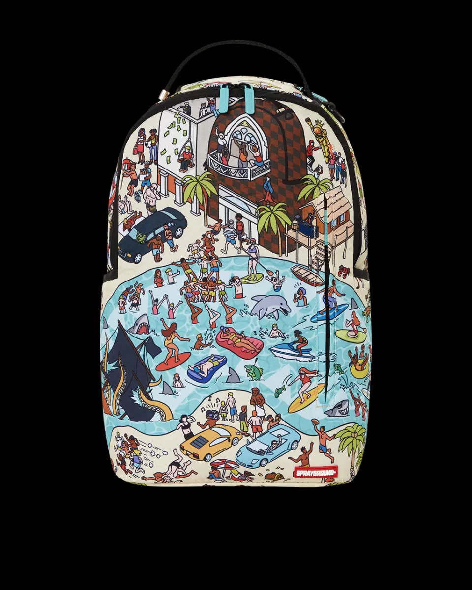 SPRAYGROUND Backpacks*CHAOS COUNTY BACKPACK