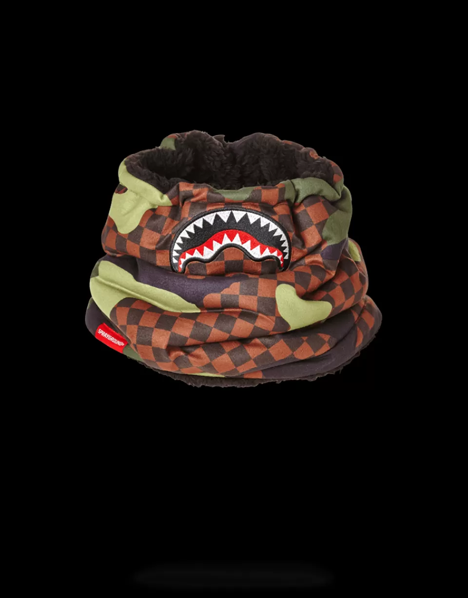 SPRAYGROUND Ski Masks*CHECKER CAMO NECK WARMER