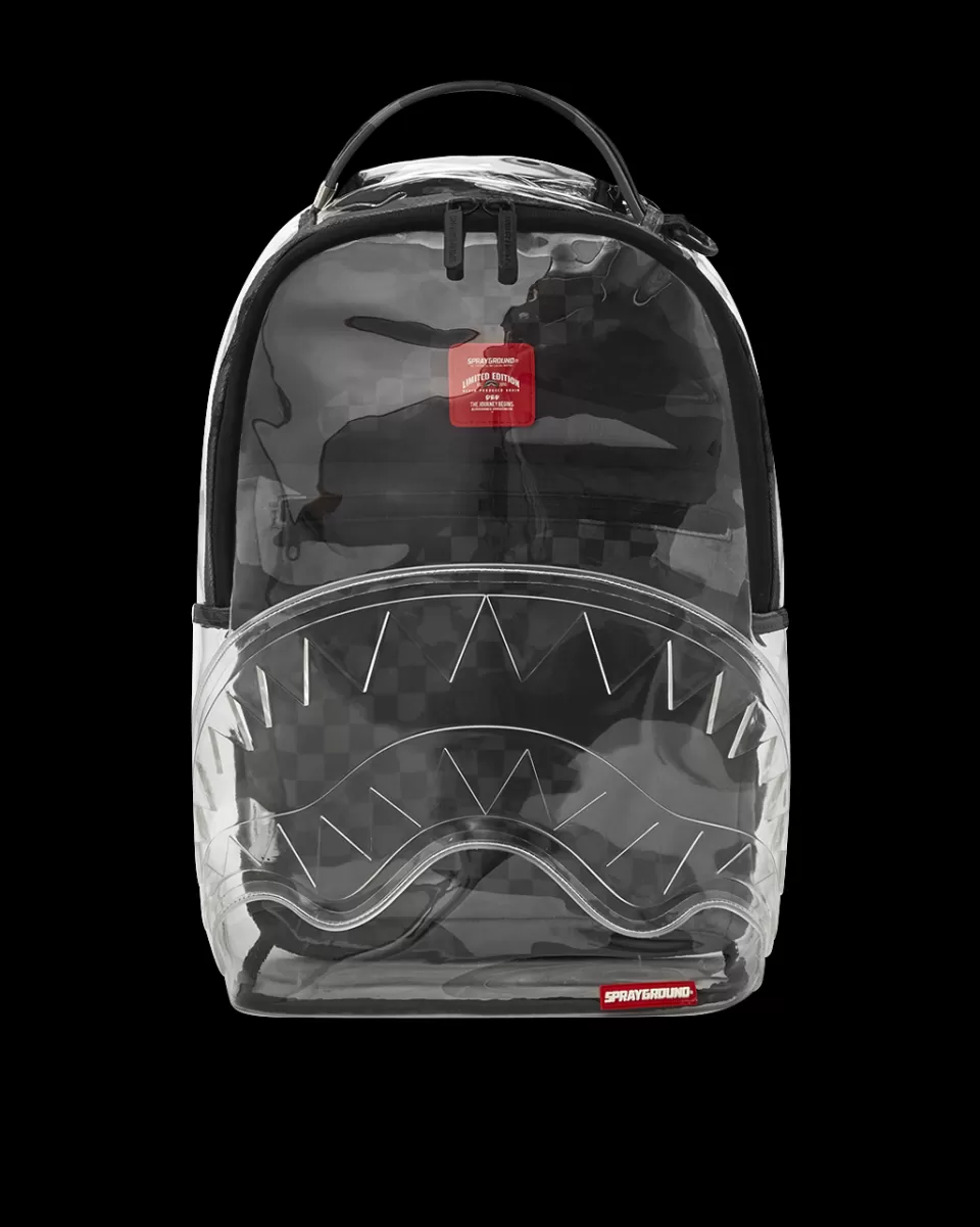 SPRAYGROUND Backpacks*CLEAR AS NIGHT - CLEAR DLX BACKPACK