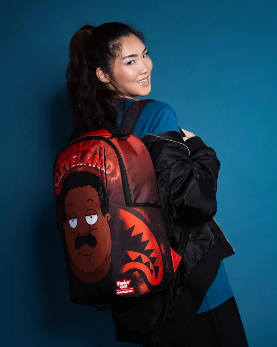 SPRAYGROUND Backpacks*CLEVELAND SHARK FAMILY GUY DLXSR BACKPACK