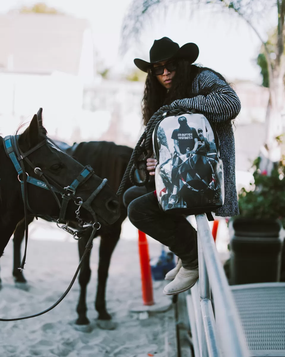 SPRAYGROUND Backpacks*COMPTON COWBOYS RIDE ALONE BACKPACK