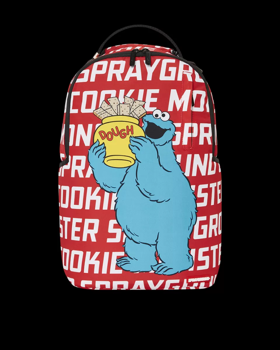 SPRAYGROUND Backpacks*COOKIE MONSTER BIG DOUGH DLXSR BACKPACK