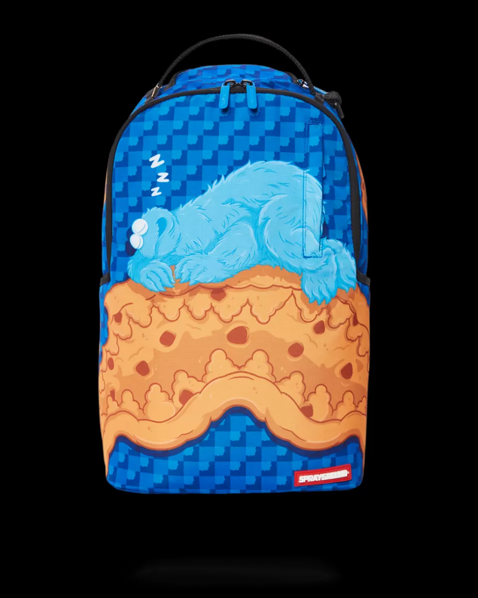 SPRAYGROUND Backpacks*COOKIE MONSTER SLEEPING BACKPACK (DLXR)