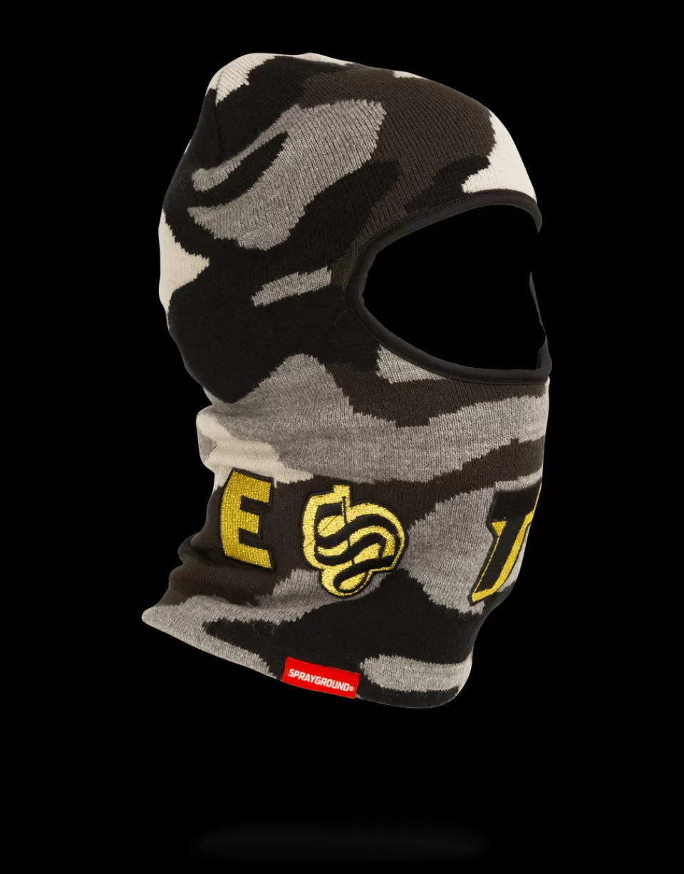 SPRAYGROUND Ski Masks*DESTROY SKI MASK (GOLD CAMO)