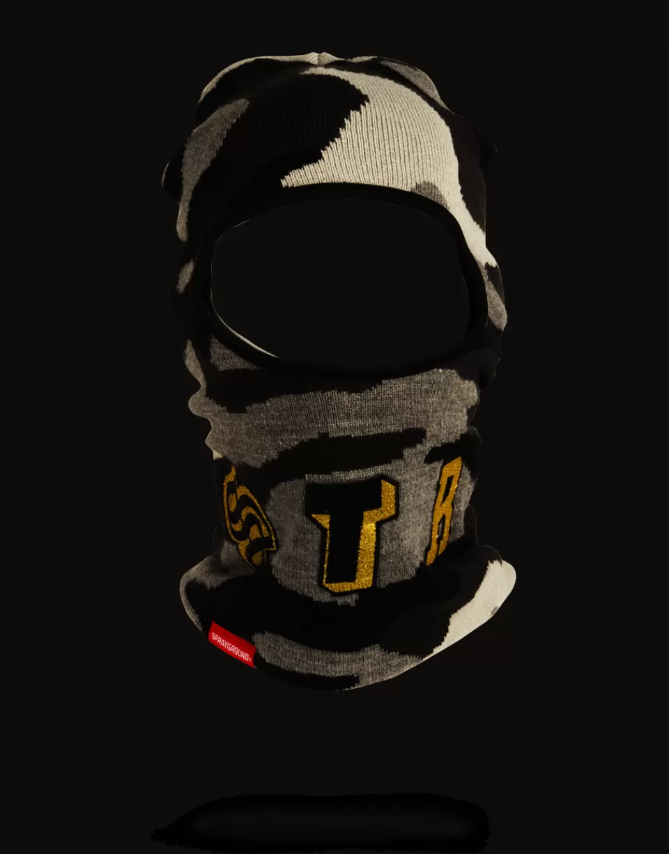 SPRAYGROUND Ski Masks*DESTROY SKI MASK (GOLD CAMO)