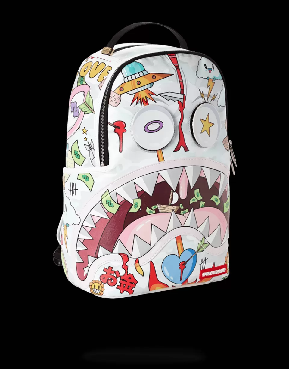 SPRAYGROUND Backpacks*DISTURBED SHARK