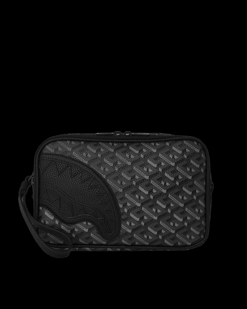 SPRAYGROUND Crossbodys | Toiletries Aka Money Bags*3DSG THUNDERCLAP BRICKSIDE TOILETRY BAG