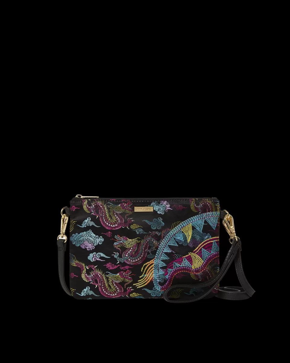 SPRAYGROUND Crossover Clutches*EMBROIDERED DRAGONS CROSSOVER CLUTCH