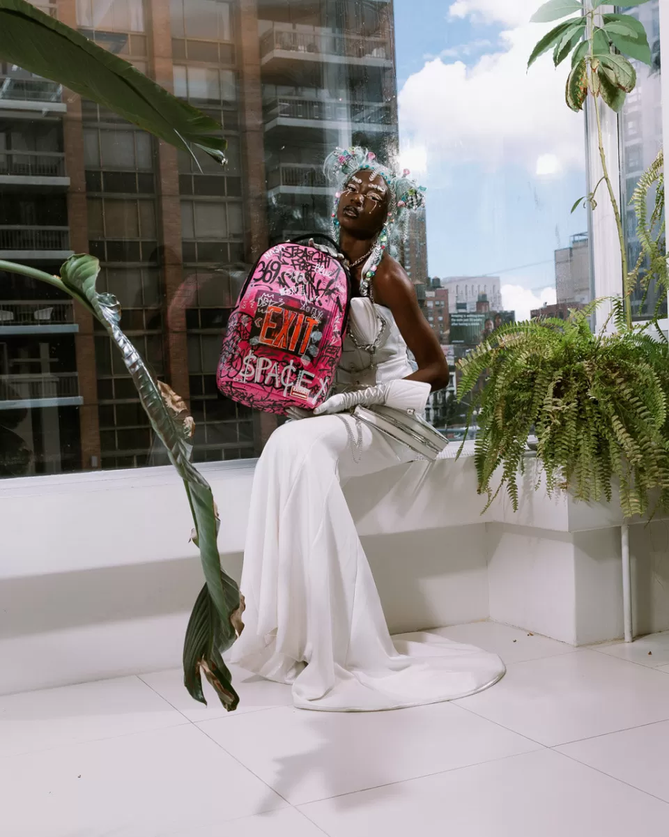 SPRAYGROUND Backpacks*EXIT COLLAB - LIFE OF THE PARTY BACKPACK