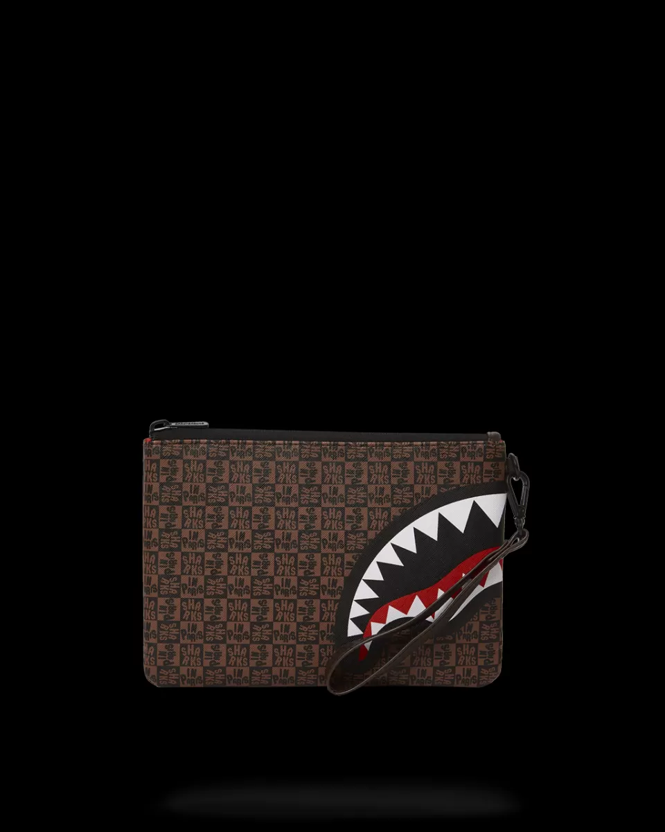 SPRAYGROUND Crossover Clutches*FRENZY SHARKS CROSSOVER CLUTCH