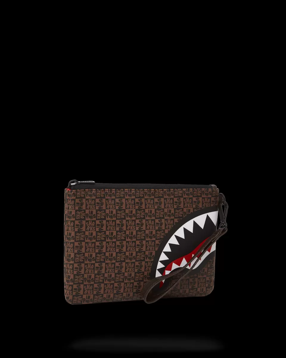 SPRAYGROUND Crossover Clutches*FRENZY SHARKS CROSSOVER CLUTCH