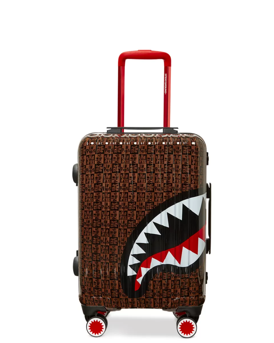 SPRAYGROUND Carry-On Luggage*FRENZY SHARKS SHARKNAUTICS HARDSHELL CARRY-ON LUGGAGE