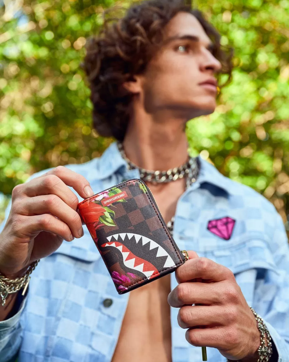 SPRAYGROUND Wallets*GARDEN OF SHARKS WALLET