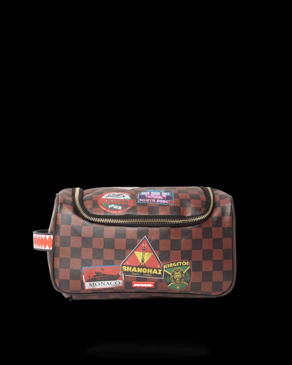 SPRAYGROUND Toiletries Aka Money Bags*GLOBAL MOGUL TOILETRY BAG