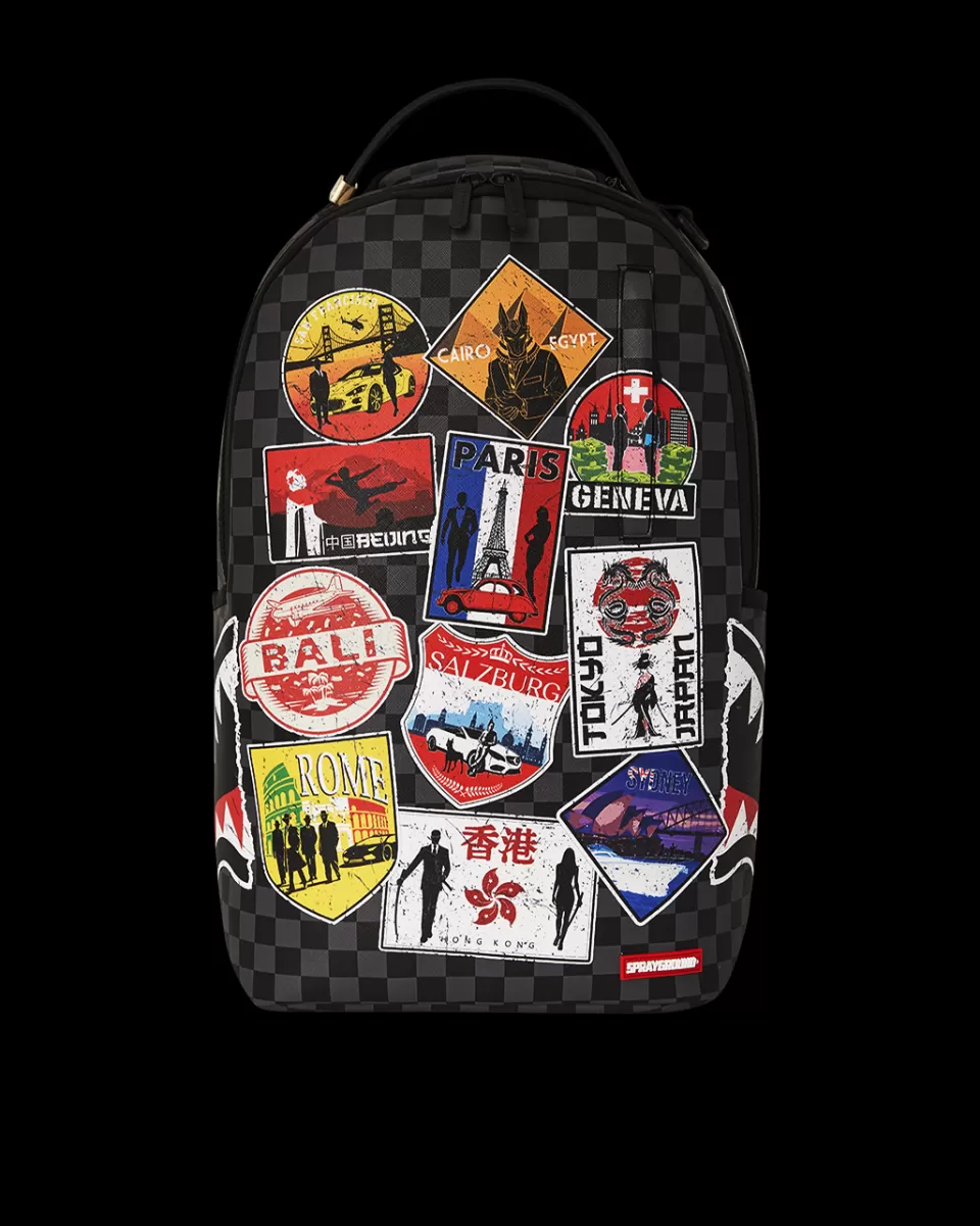 SPRAYGROUND Backpacks*GLOBAL MOGUL UNLIMITED MILES BACKPACK