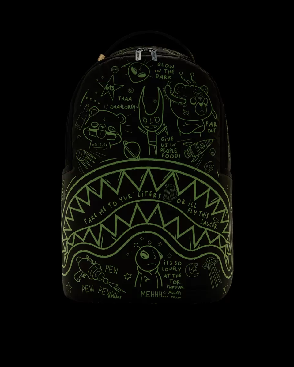 SPRAYGROUND Backpacks*GLOW THE SPACE BACKPACK (GLOW IN THE DARK EFFECT)