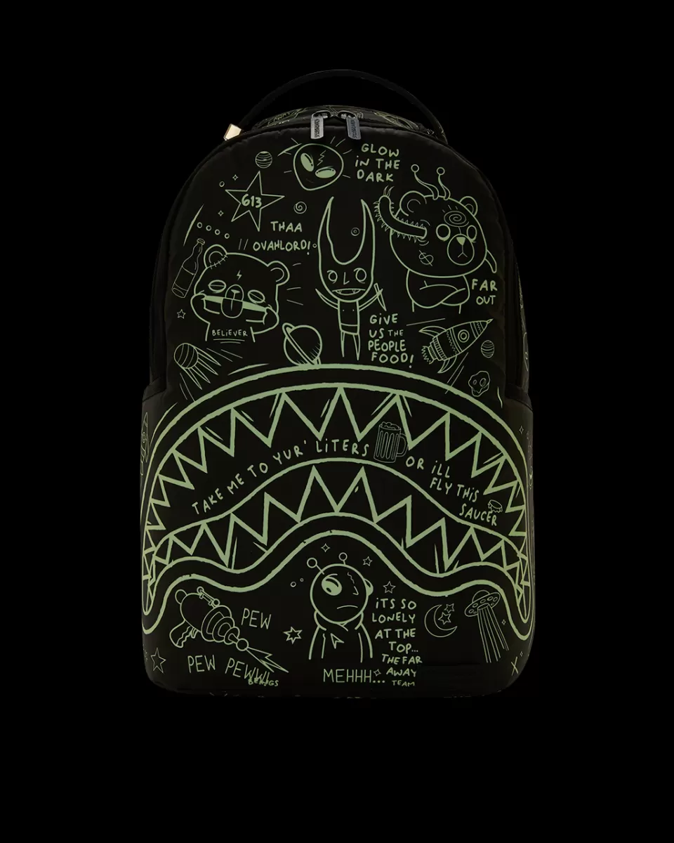 SPRAYGROUND Backpacks*GLOW THE SPACE BACKPACK (GLOW IN THE DARK EFFECT)