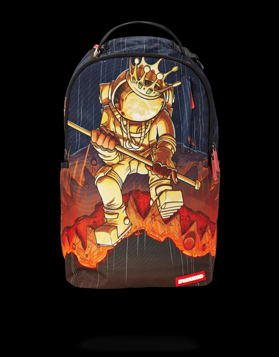 SPRAYGROUND Backpacks*GOLD ASTRONAUT METEOR SHARK