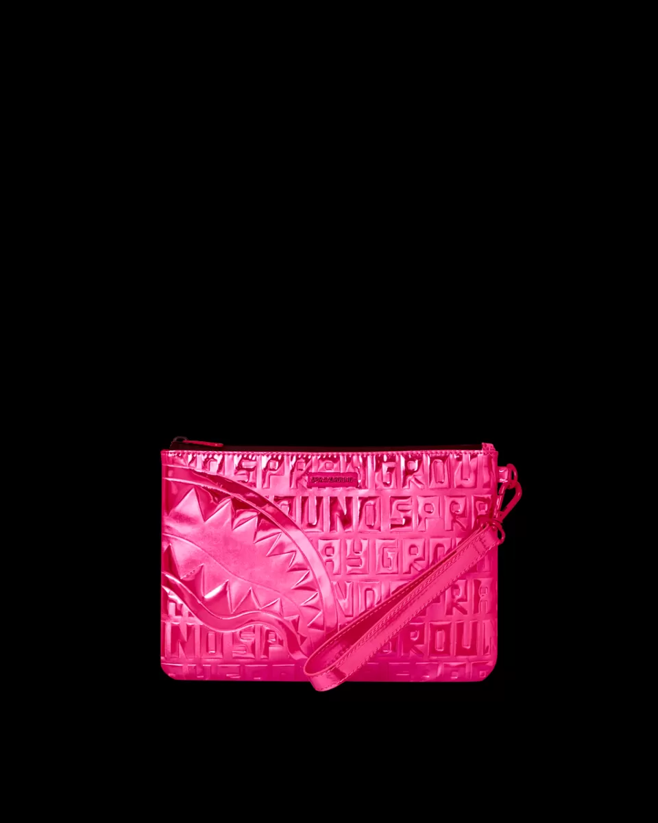 SPRAYGROUND Crossover Clutches*INFINITI PINK DIAMOND CROSSOVER CLUTCH