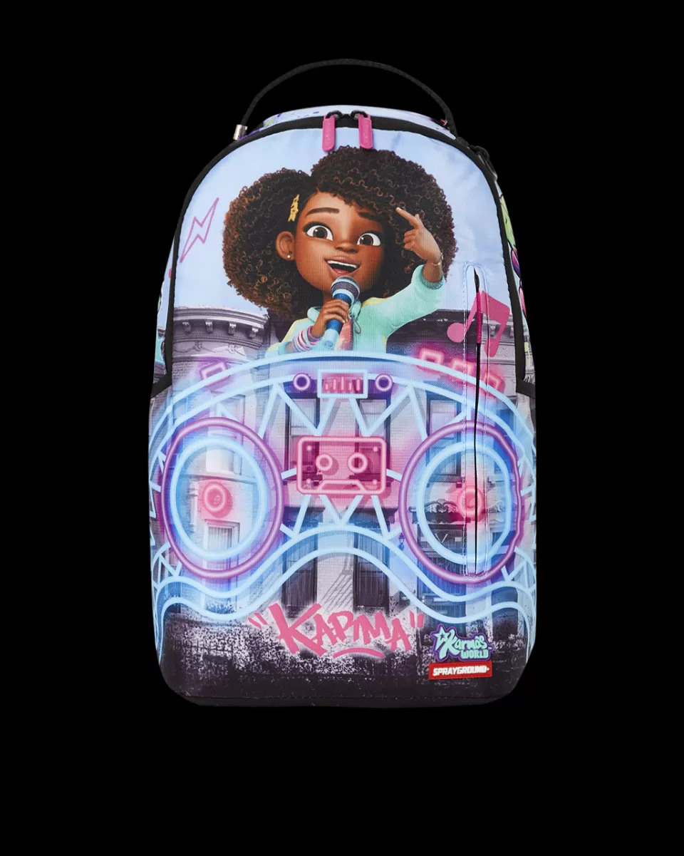 SPRAYGROUND Backpacks*KARMA'S WORLD TURN UP THE VOLUME BACKPACK