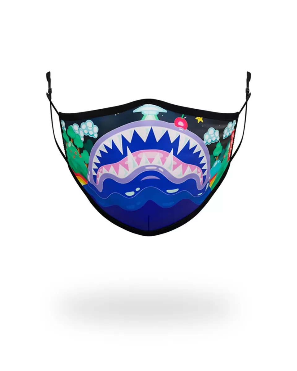 SPRAYGROUND Face Masks*KIDS FORM FITTING MASK: ASTRO BUBBLE