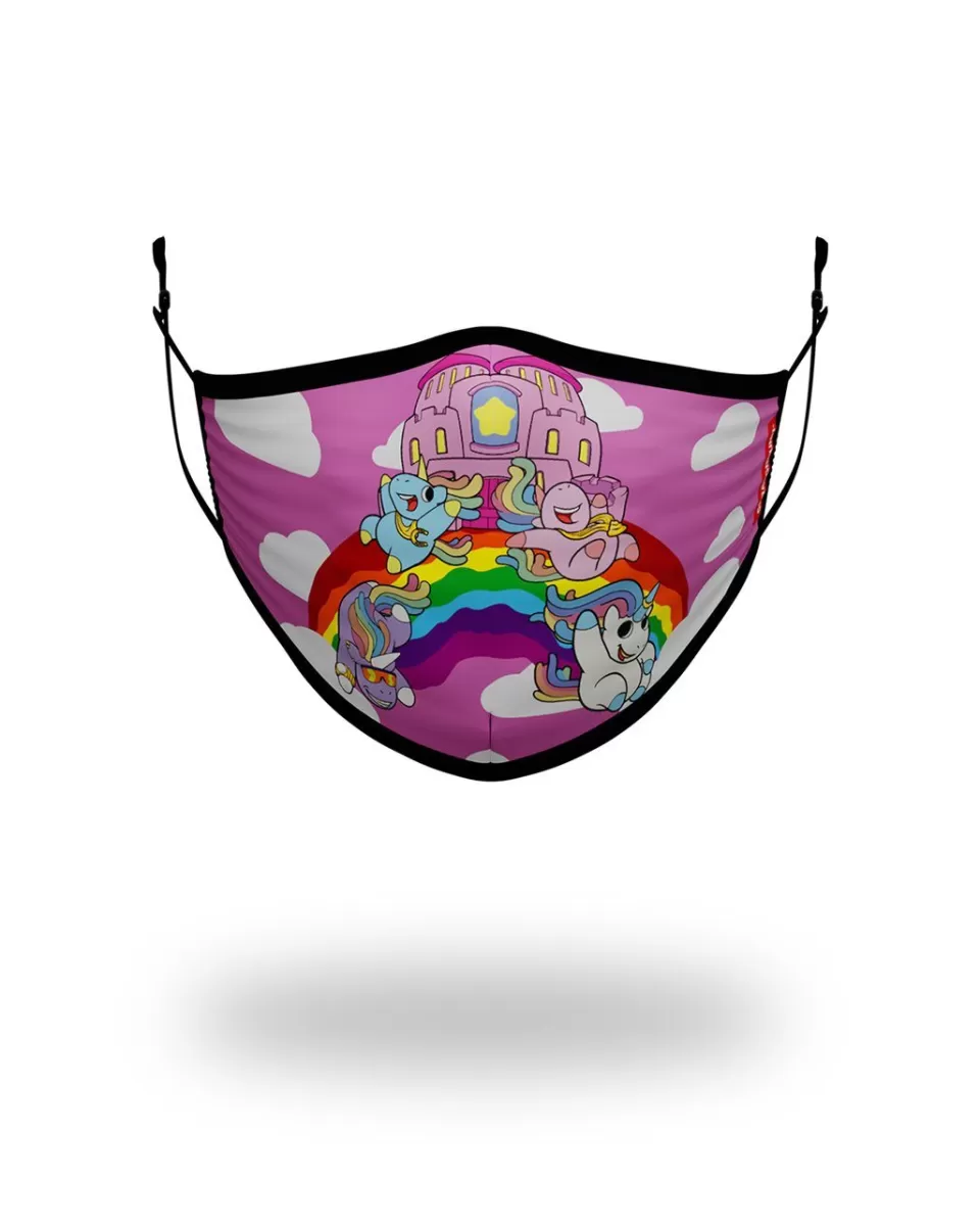 SPRAYGROUND Face Masks*KIDS FORM FITTING MASK: RAINBOW BOUNCE