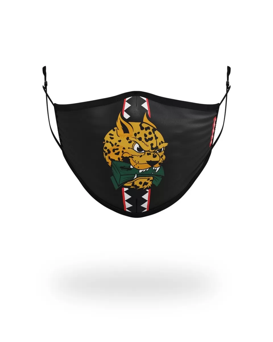 SPRAYGROUND Face Masks*KIDS FORM FITTING MASK: SPUCCI LEOPARD