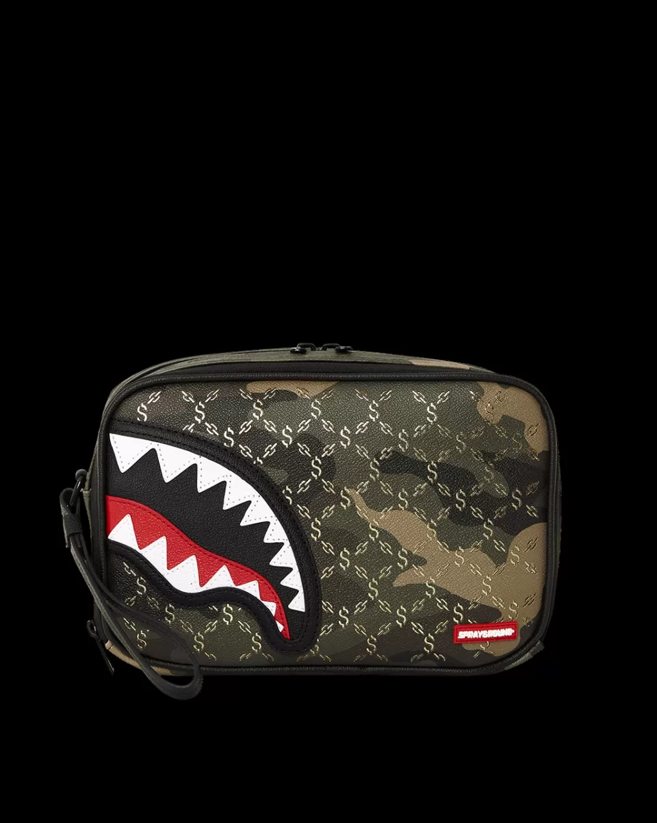 SPRAYGROUND Toiletries Aka Money Bags*LASERS BLAZIN TOILETRY BRICKSIDE BAG