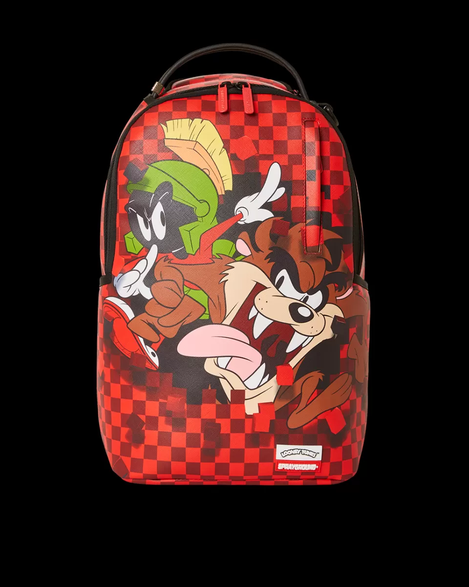 SPRAYGROUND Backpacks*LOONEY TUNES TAZ MARVIN BUST OUT BACKPACK (DLXV)