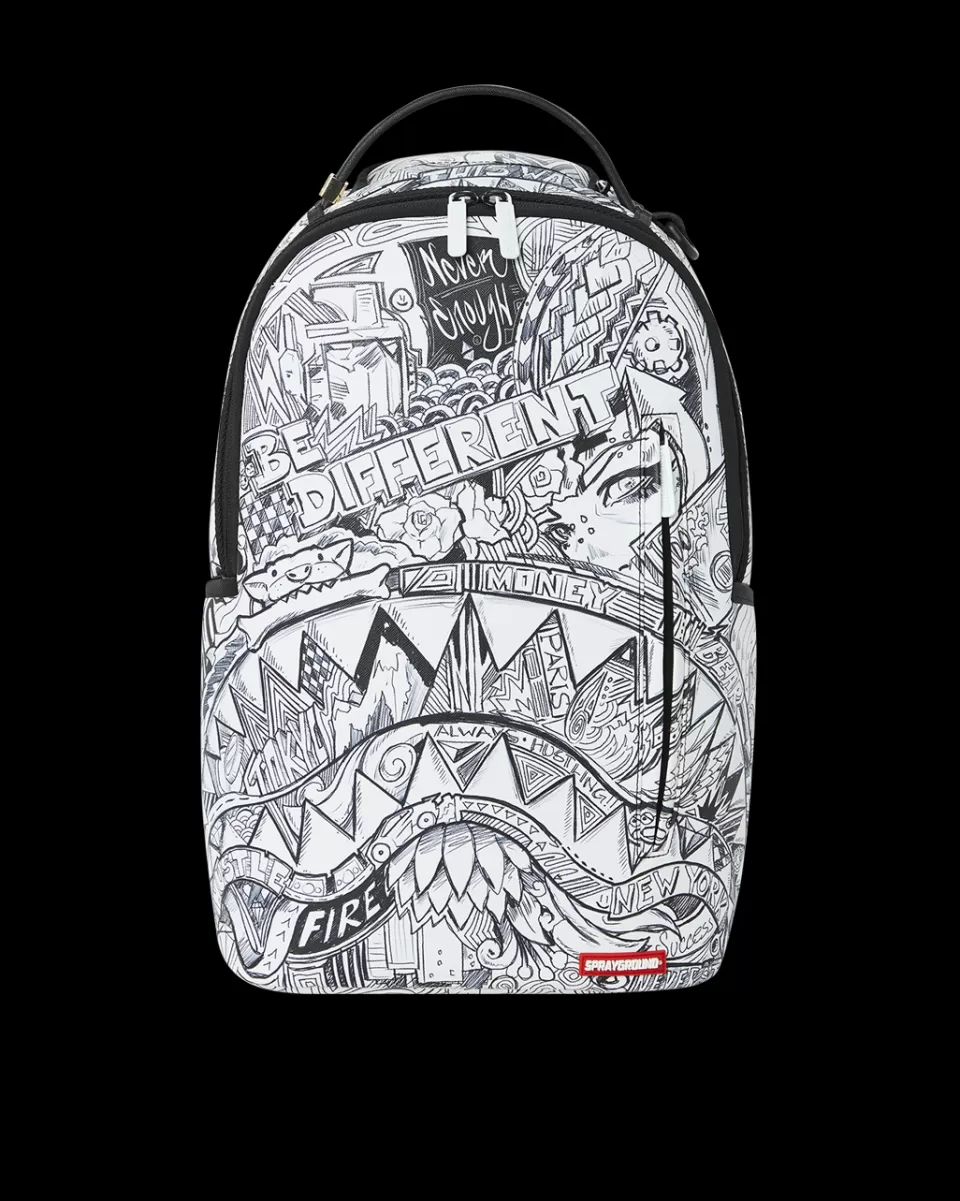 SPRAYGROUND Backpacks*MAD DOODLES BACKPACK (DLXV)